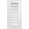 Ekena Millwork Vertical Surface Mount PVC Gable Vent: Functional, w/ 3-1/2"W x 1"P Standard Frame, 14"W x 28"H GVPVE14X2801SF - alternate 1